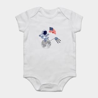 Cold War Space Race American Victory Baby Bodysuit